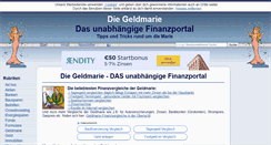 Desktop Screenshot of geldmarie.at
